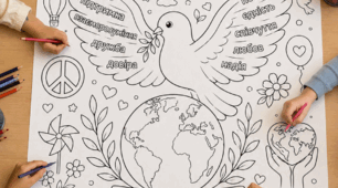 Мегарозмальовка до Дня миру 🕊️🌍