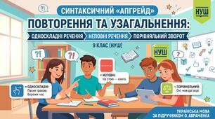 Презентація +конспект+дидактичні інтерактивні матеріали до уроку української мови у 9 класі "Повторення:Порівняльний зворот.Повні та неповні речення"