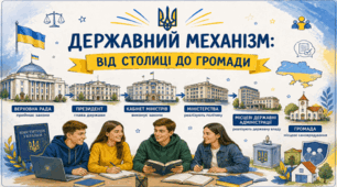 Державний механізм від столиці до громади.