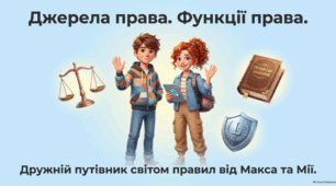 Презентація. 9 клас НУШ. Джерела права. Функції права