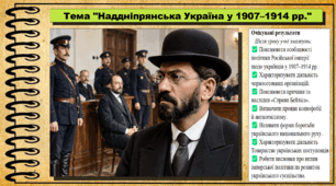 Наддніпрянська Україна у 1907-1914 рр.. Історія України. 9 клас (НУШ). За підручником авторів Щупак І. та інші.