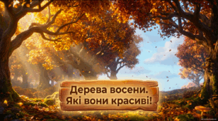 Осінні дерева - презентація