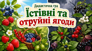 Дидактична гра «Їстівні та отруйні ягоди»