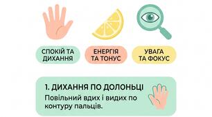 Електронний буклет-пам’ятка «Хвилинки спокою: 3 прості техніки саморегуляції для школярів» (у межах програми «Ти як?»)
