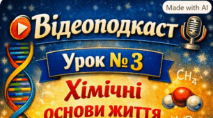 Відеоподкаст 📝Урок №3 Хімічні основи життя. 9 кл НУШ Тагліна
