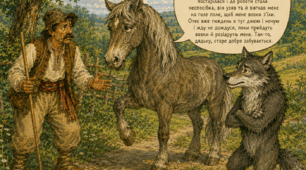 До 170-річчя Івана Франка. Казкова скриня. Ілюстрації до казки "Старе добро не забувається"