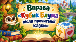 Вправа «Кубик Блума після прочитаної казки»