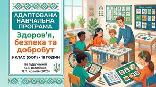 Адаптована навчальна програма з ЗБД (9 клас, НУШ) для дітей з ООП на 2026/2027 н.р. (18 годин, підручник С. В. Василенко, Л. П. Колотій)