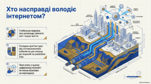 Презентація з інформатики 8 клас НУШ: Презентація Хто насправді володіє інтернетом