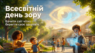 👁️ Всесвітній день зору — пізнавальна презентація для учнів 1–11 класів