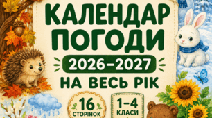 Календар погоди 2026–2027 | Календар спостережень за погодою на весь рік