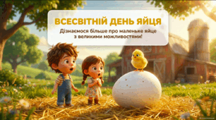 🥚 Всесвітній день яйця — пізнавальна презентація для 1–4 класів