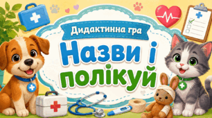 Дидактична гра "Назви і полікуй"