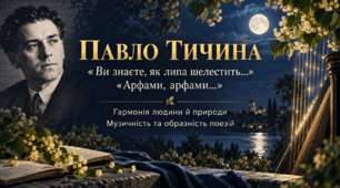 Презентація «П. Тичина. “Ви знаєте, як липа шелестить…”, “Арфами, арфами…”» | 11 клас | за підручником Л. Коваленко, Н. Бернадської