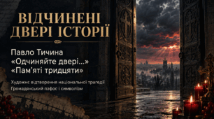 Презентація «П. Тичина. “Одчиняйте двері…”, “Пам’яті тридцяти”» | 11 клас | за підручником Л. Коваленко, Н. Бернадської