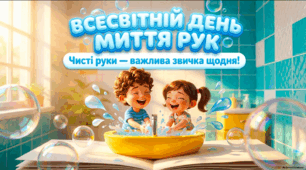 Всесвітній день миття рук — яскрава пізнавальна презентація для учнів 1–4 класів 🧼💧