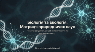 01. Біологія і екологія - комплексні природничі науки. Їхні зв'язки з іншими дисциплінами