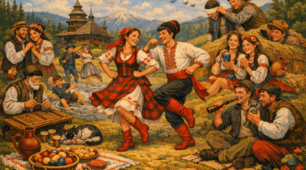 Коломийки. «Дозвілля молоді», «Жартівливі коломийки».