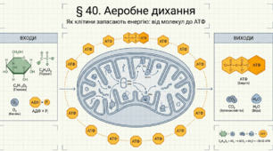 Презентація "Аеробне дихання" 10 клас  (проф)