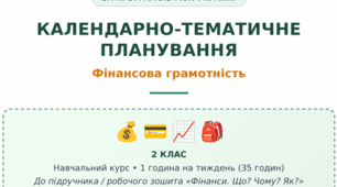 КТП уроків фінансової грамотності для 2 класу