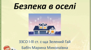 Презентація на тему "Безпека в оселі" до підручника "Здоров'я, безпека та добробут" (автор Воронцова Т.В.)