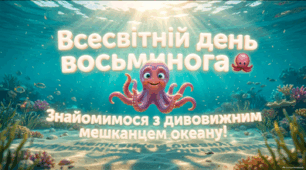 🐙 Всесвітній день восьминога — пізнавальна презентація для учнів 1–4 класів