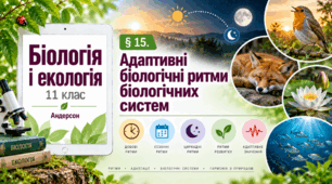 Адаптивні біологічні ритми біологічних систем. Презентація, інфографіка, робочий аркуш