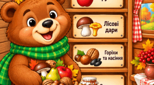 🍂🐻 ВЕДМЕДИК ГОТУЄТЬСЯ ДО ЗИМИ 🐻🍂