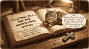 📚🌾 Василь Стефаник. «Камінний хрест» + яскравий робочий аркуш від котика Мурчика 🐱✨