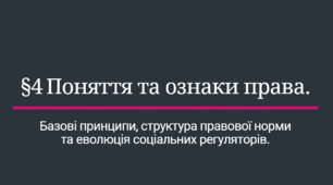 9 клас НУШ Презентація + інфографіка §4 ПОНЯТТЯ ТА ОЗНАКИ ПРАВА