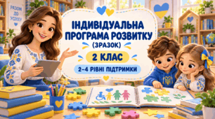 ІПР ( заповнений зразок) 2 клас 2-4 рівень