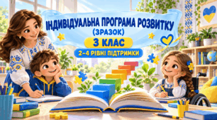 ІПР ( заповнений зразок) 3 клас 2-4 рівень