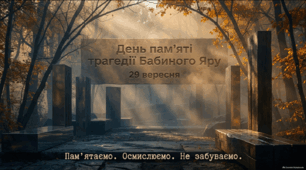 День пам’яті трагедії Бабиного Яру — 29 вересня | Презентація для 5–11 класів