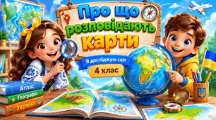 Презентація до уроку ЯДС, 4 клас, "Про що розповідають карти"