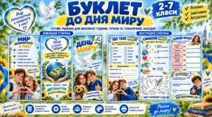 🕊 БУКЛЕТ «ДЕНЬ МИРУ» 💙💛