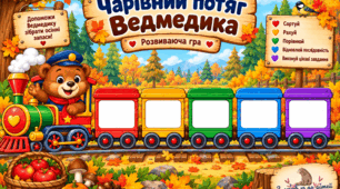 🐻🚂 «Чарівний потяг Ведмедика»