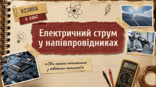 Фізика 9 (НУШ) "Електричний струм у напівпровідниках"