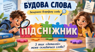 Будова слова: повторення вивченого 6 клас презентація+конспект