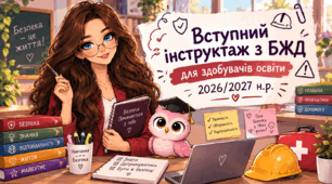 Вступний інструктаж з БЖД для здобувачів освіти 2026/2027 н.р.