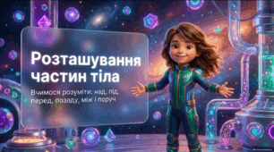 Презентація «Розташування частин тіла одна відносно одної» - корекція розвитку 1 клас (ЗПР)