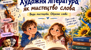 Художня література як мистецтво слова. Види мистецтва. Образне слово | 5 клас НУШ