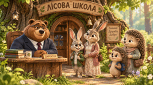 Всеволод Нестайко "Дивовижні пригоди в лісовій школі". Розділ 1