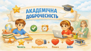 Захід «Академічна доброчесність: за і проти» Конспект + Інформаційні постери + Групова робота + Інтерактивні вправи + Пам’ятка