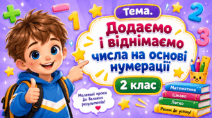 Картки для перевірки знань з математики 2 клас 🖋️📓🖋️ Тема: "Додаємо і віднімаємо числа на основі нумерації"