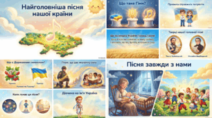🎵 «Найголовніша пісня нашої країни» 🇺🇦 | День Державного Гімну України — 10 березня | Презентація, цікаві факти та вікторина | 1–4 класи
