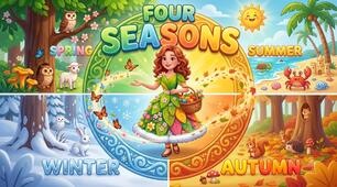 Дидактична гра англійською "«Чотири сезони» (Four Seasons)"