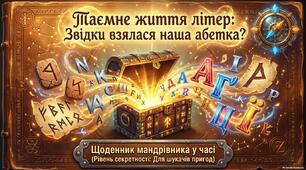 Презентація: "Таємне життя літер: Звідки взялася наша абетка?"