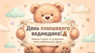 Інтерактивна та арттерапевтична презентація «Суперсила твого найм'якшого друга»! до Дня плюшевого ведмедика