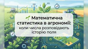 🌱 Математична статистика в агрономії: коли числа розповідають історію поля