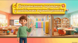 Дотримання порядку у шкільних приміщеннях - презентація 3 клас соціально-побутове орієнтування
